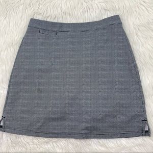 Peter Millar Women's Wicking Skort Black Size S Dots UPF 50+